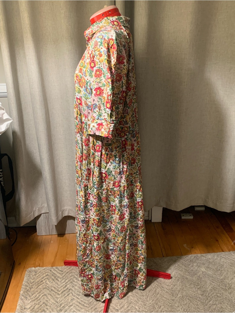 NATURAL LIFE Pink Multi Floral Tiered Maxi Dress - Picture 7 of 15